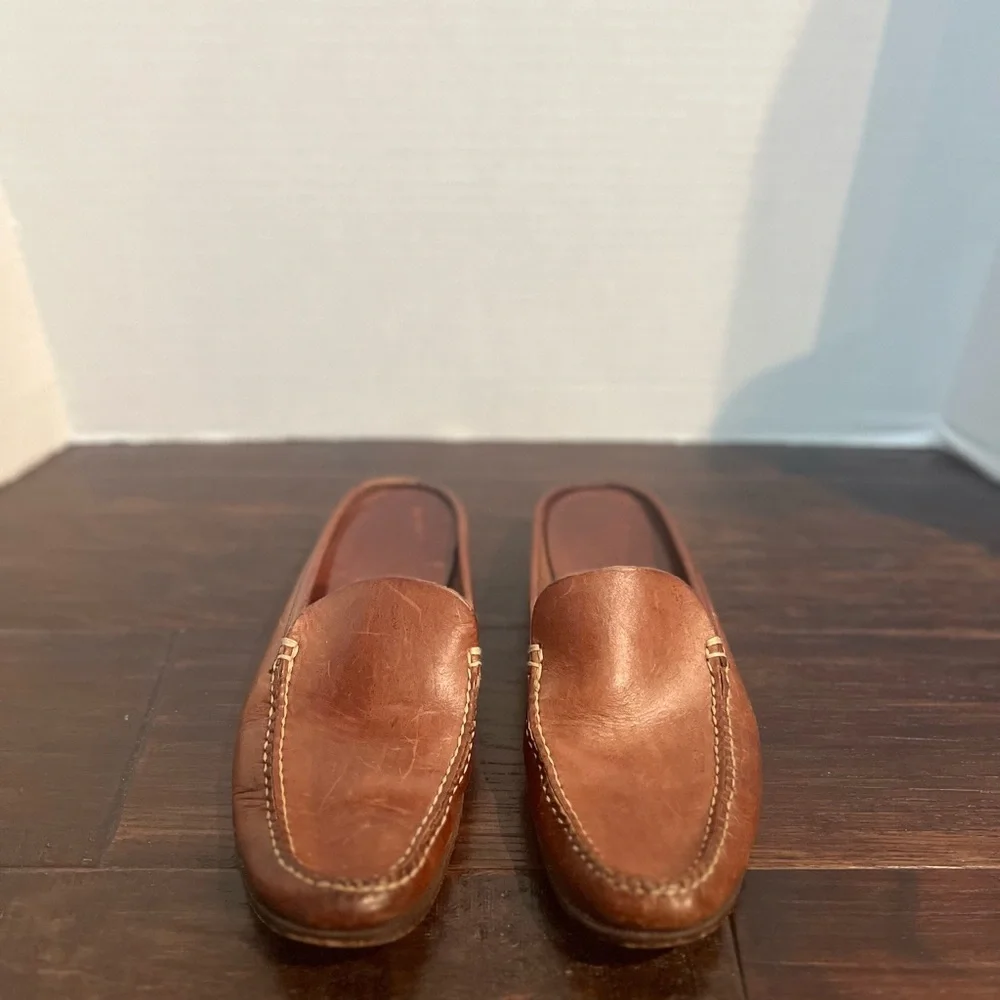 COLE HAAN Women’s Brown Leather Loafers - Picture 1 of 4